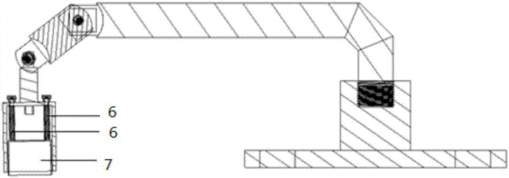 Polishing clamp device for metallographic structure analysis and working method of polishing clamp device