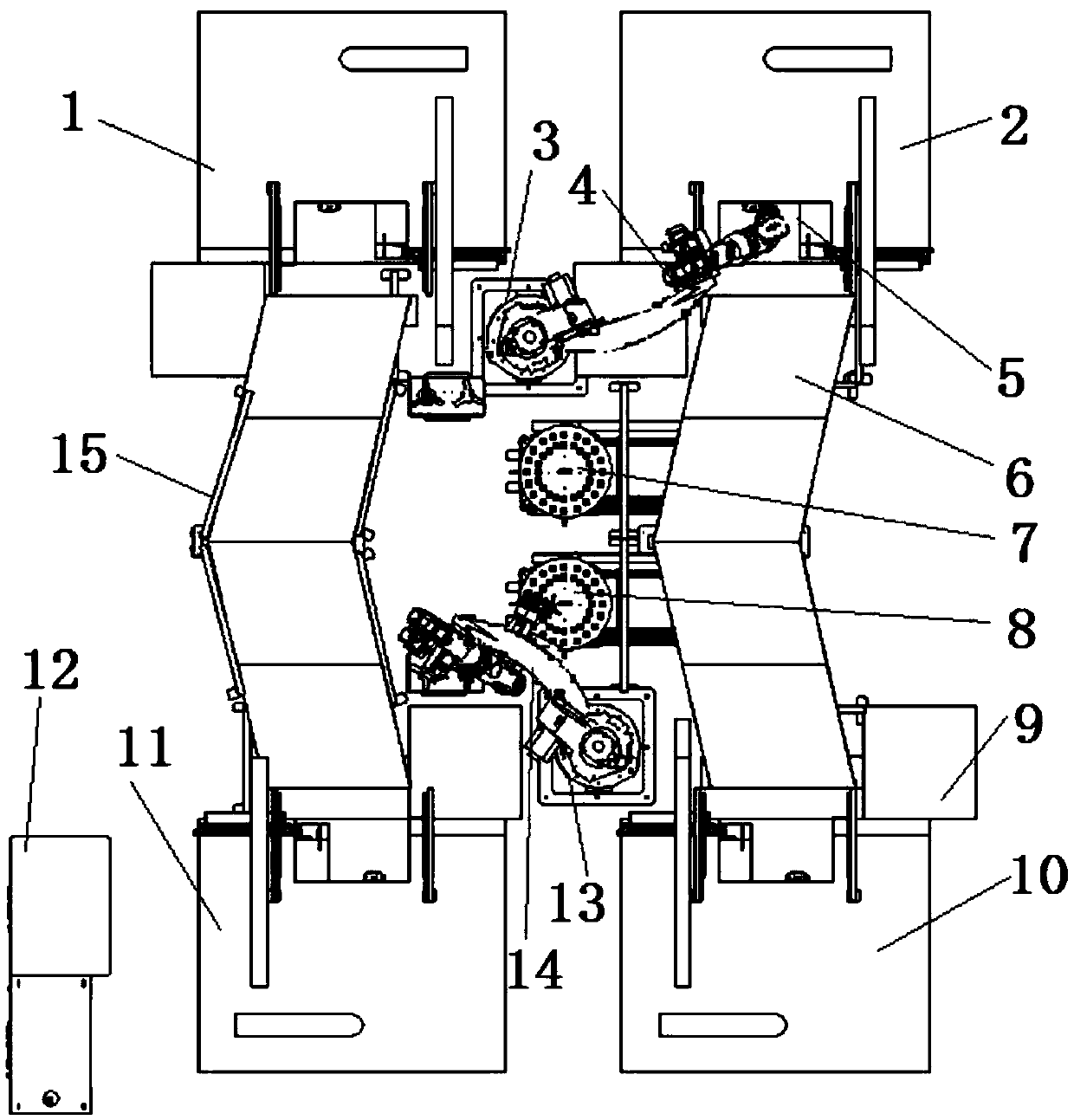 Precision internal grinding automation system for needle valve body and control method thereof