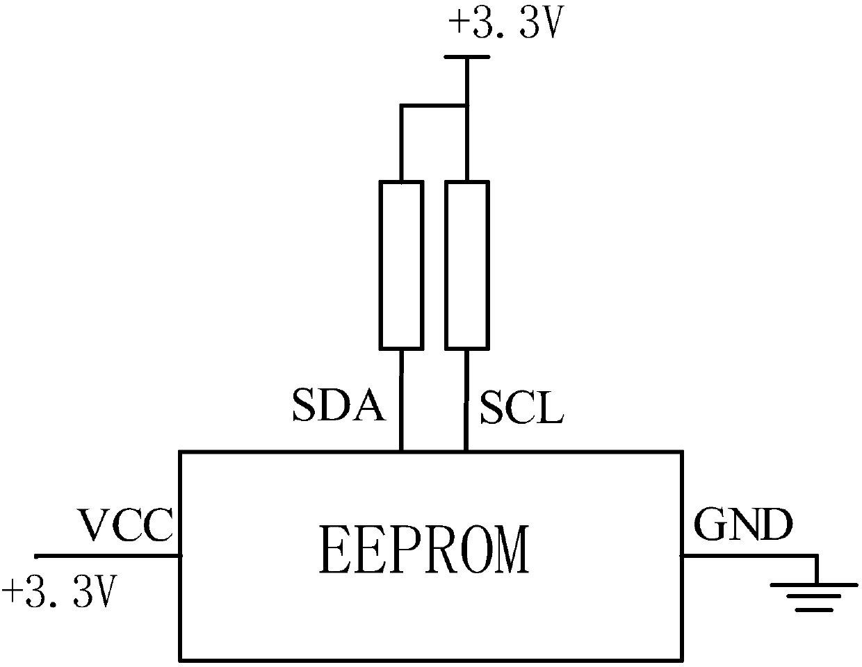 Power supply circuit of EEPROM (electrically erasable programmable read and write memory) and EEPROM