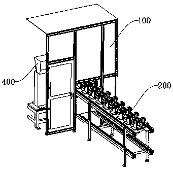 Machine vision detection mechanism and detection method for engine crankshaft journal defects