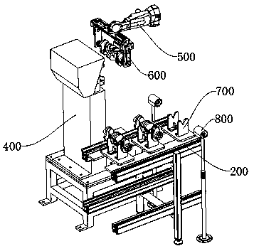 Machine vision detection mechanism and detection method for engine crankshaft journal defects