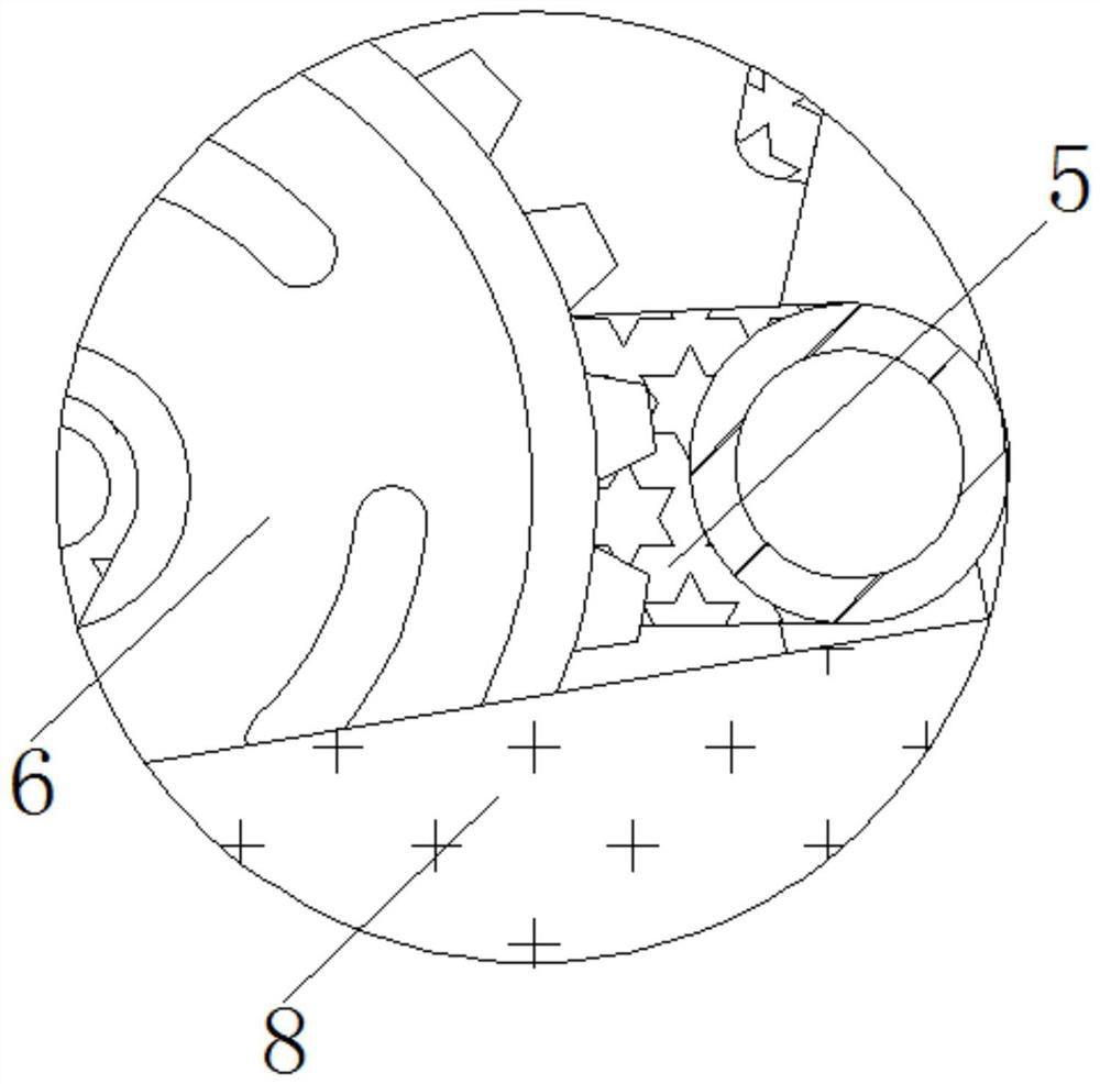 Recycling, repairing and stirring device for biogas fermentation