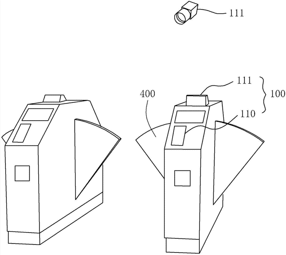 Access control arrangement system and its apparatus