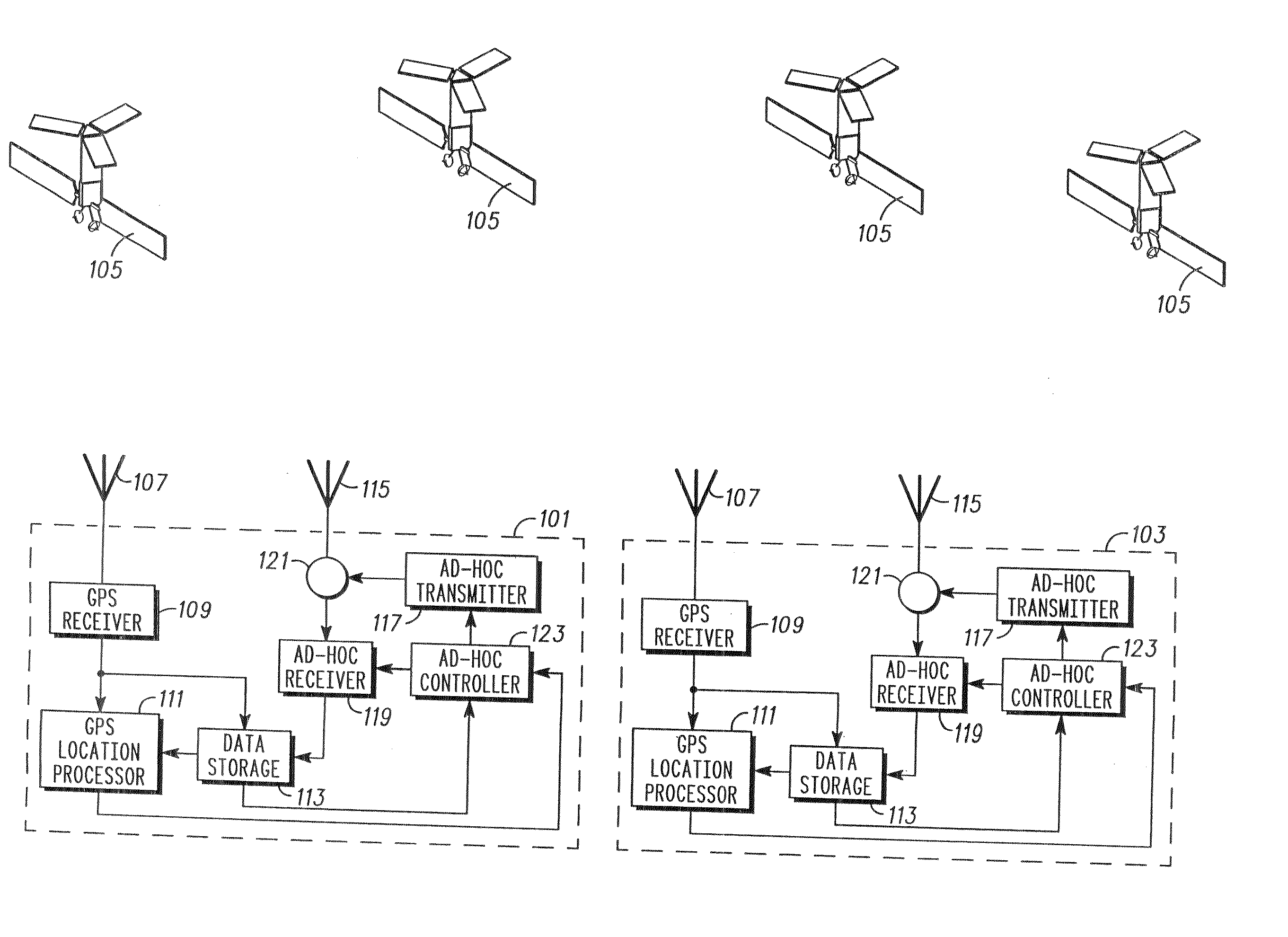 Communication system, a communication terminal and a method of determining a location estimate therefor