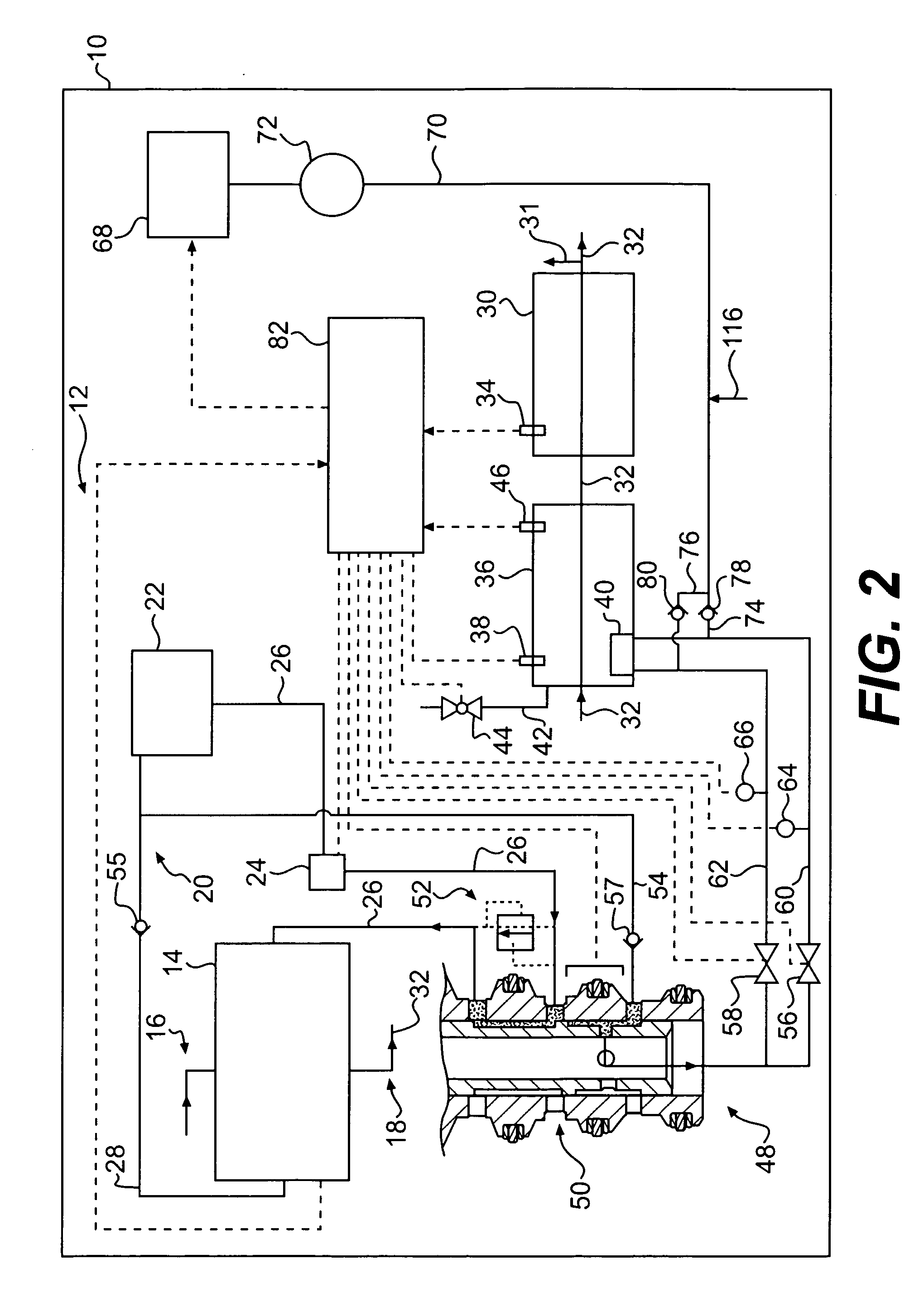 Fuel supply component purging system