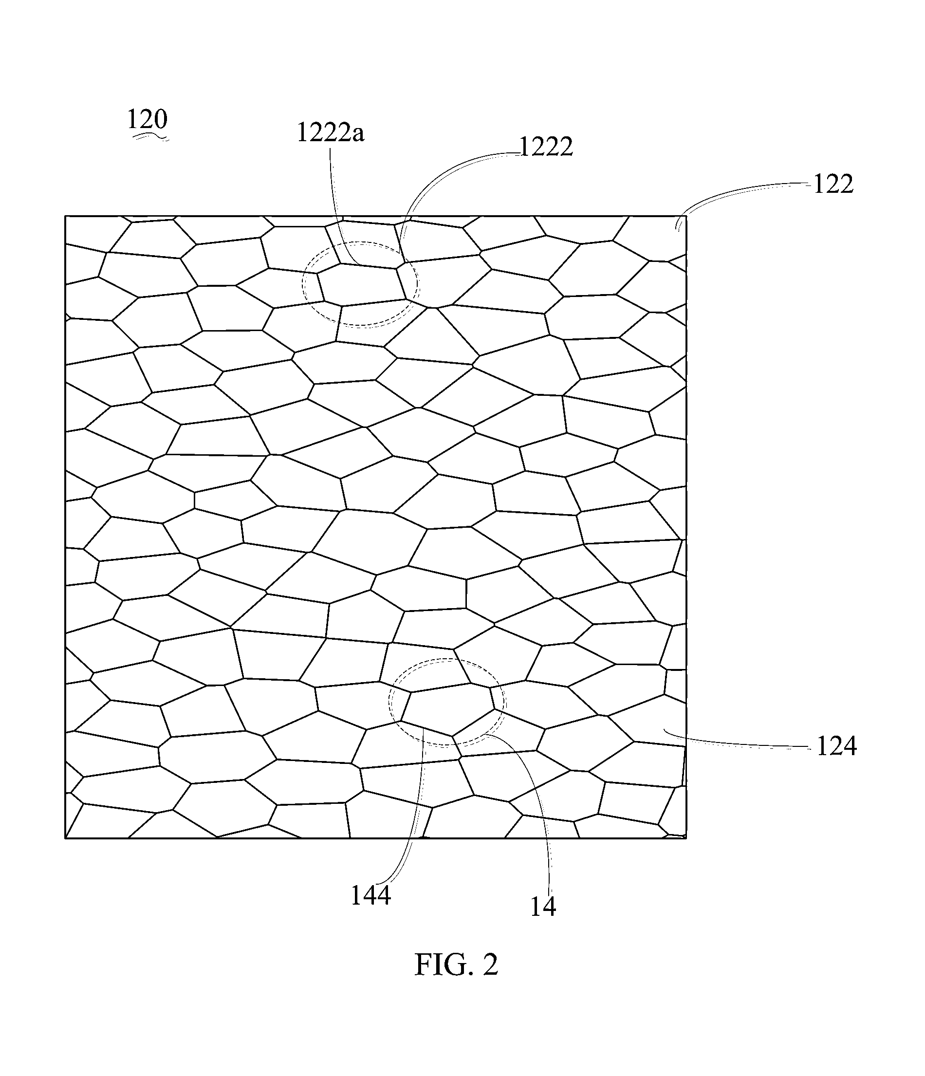 Patterned transparent conductive film