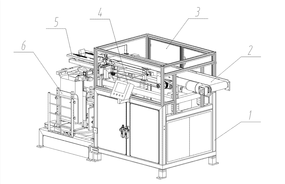 Automatic drop-out type bagging machine