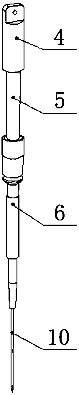 Seedling clamping and digging end executor and method