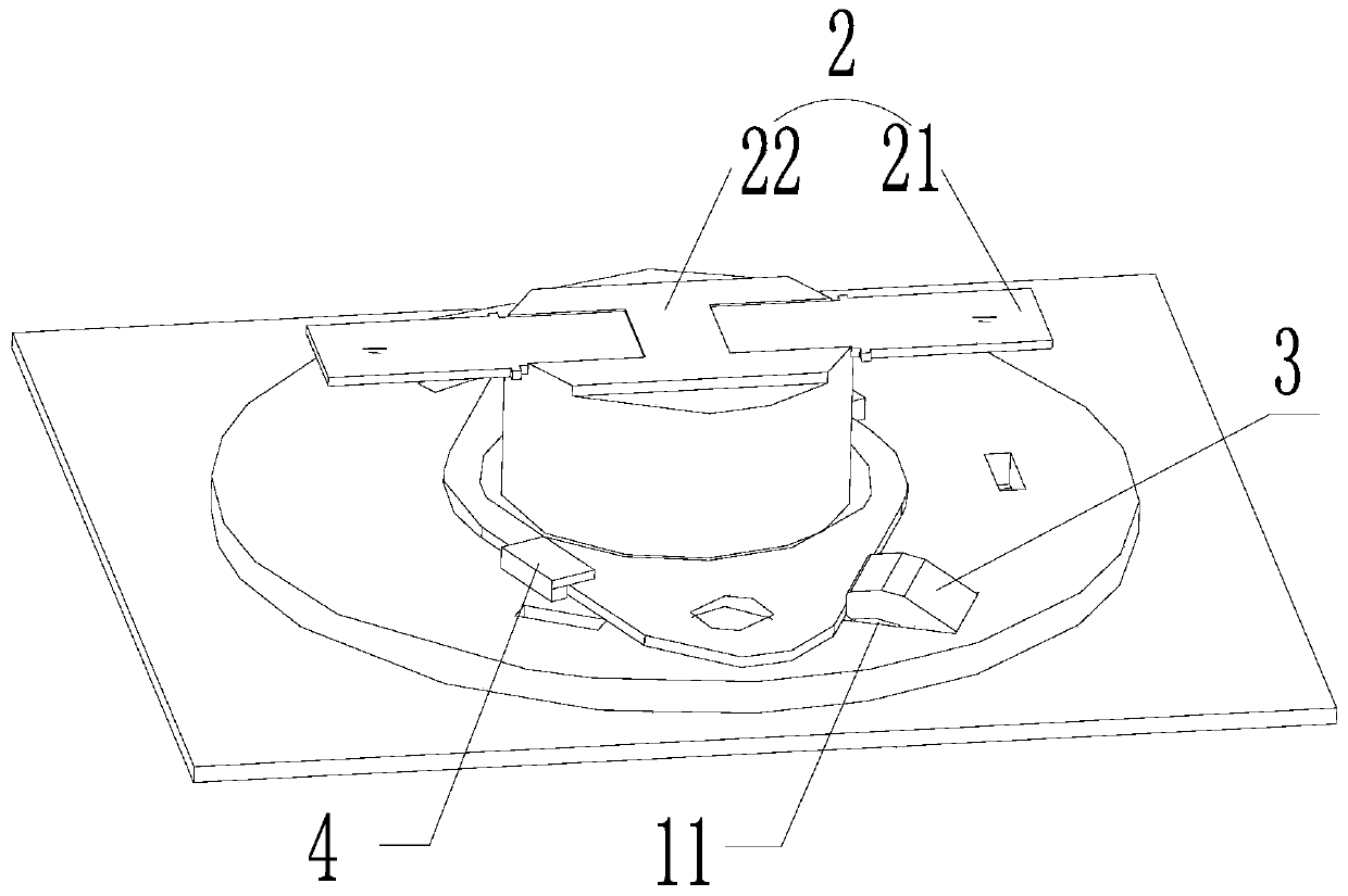 Temperature limiter mounting structure and heater