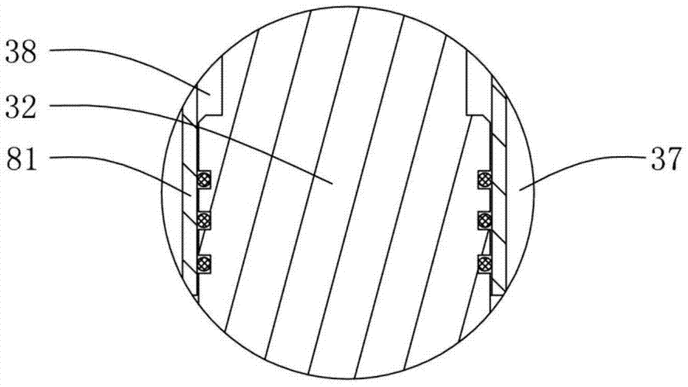 Welding mechanism of a shock absorber welding machine