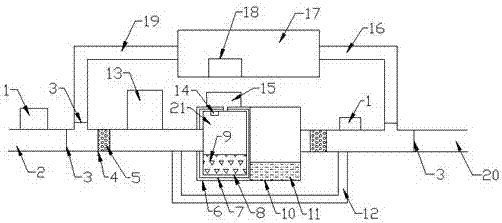 Automobile exhaust detecting and treating system