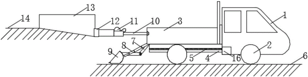 Faeces collection device for animal husbandry