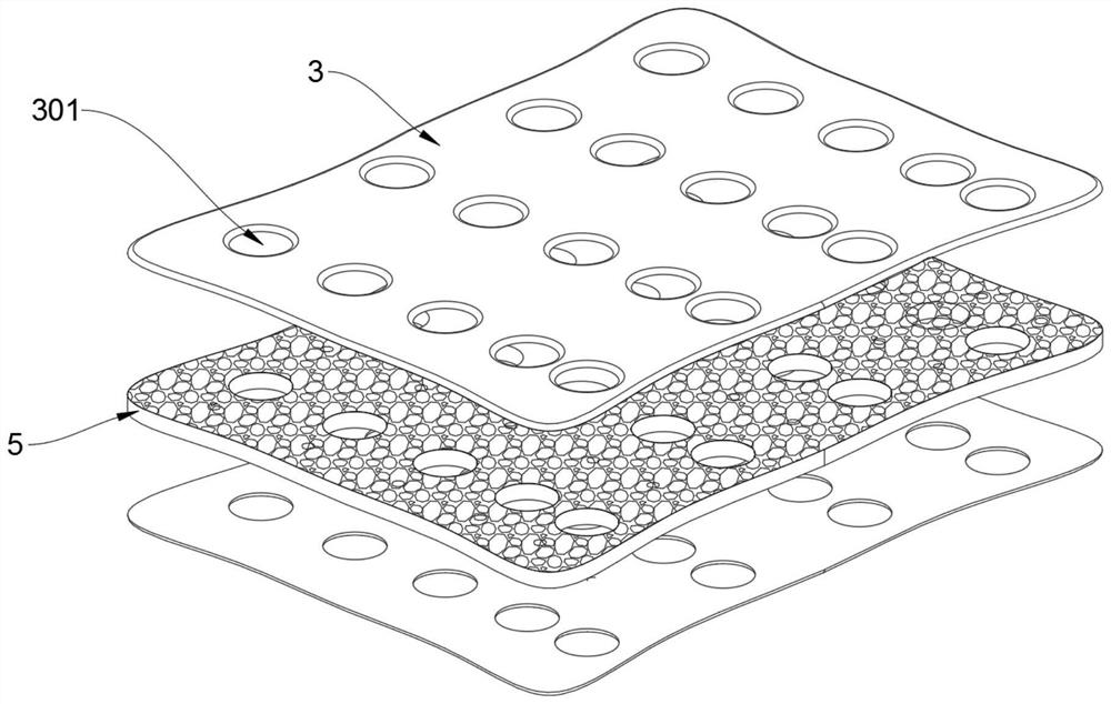 Environment-friendly ecological planting blanket capable of utilizing municipal sludge and water and soil conservation method thereof