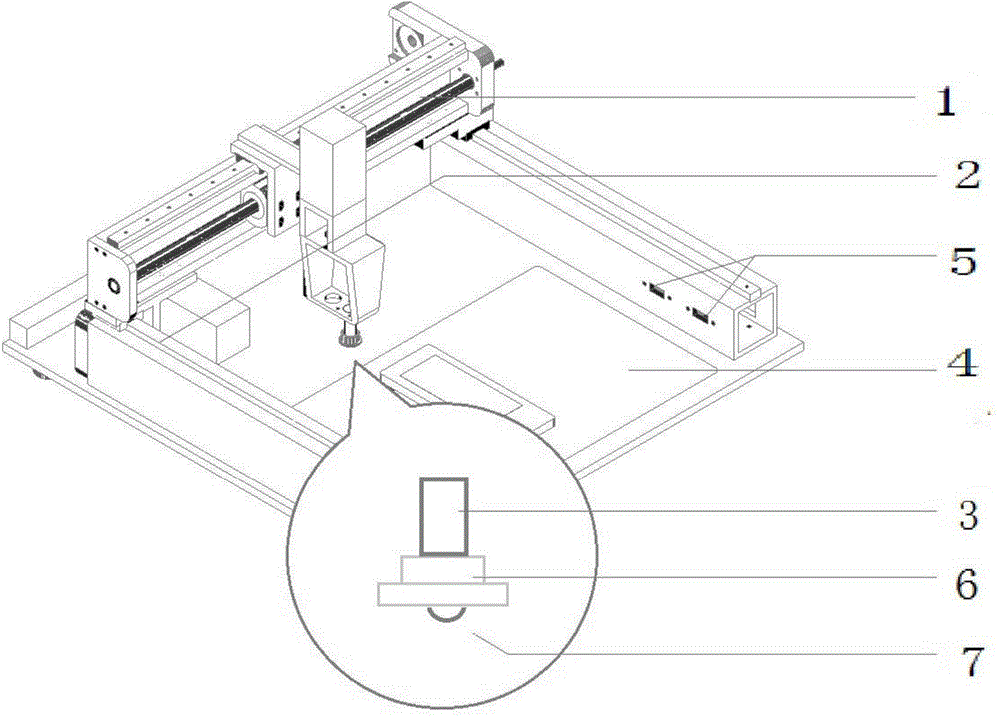 Manipulator device for automatic testing of mobile phone and use method