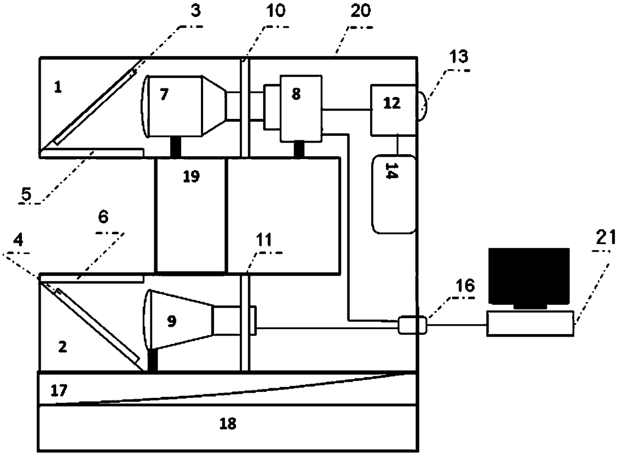 In-situ dimensional measurement method and device for parts