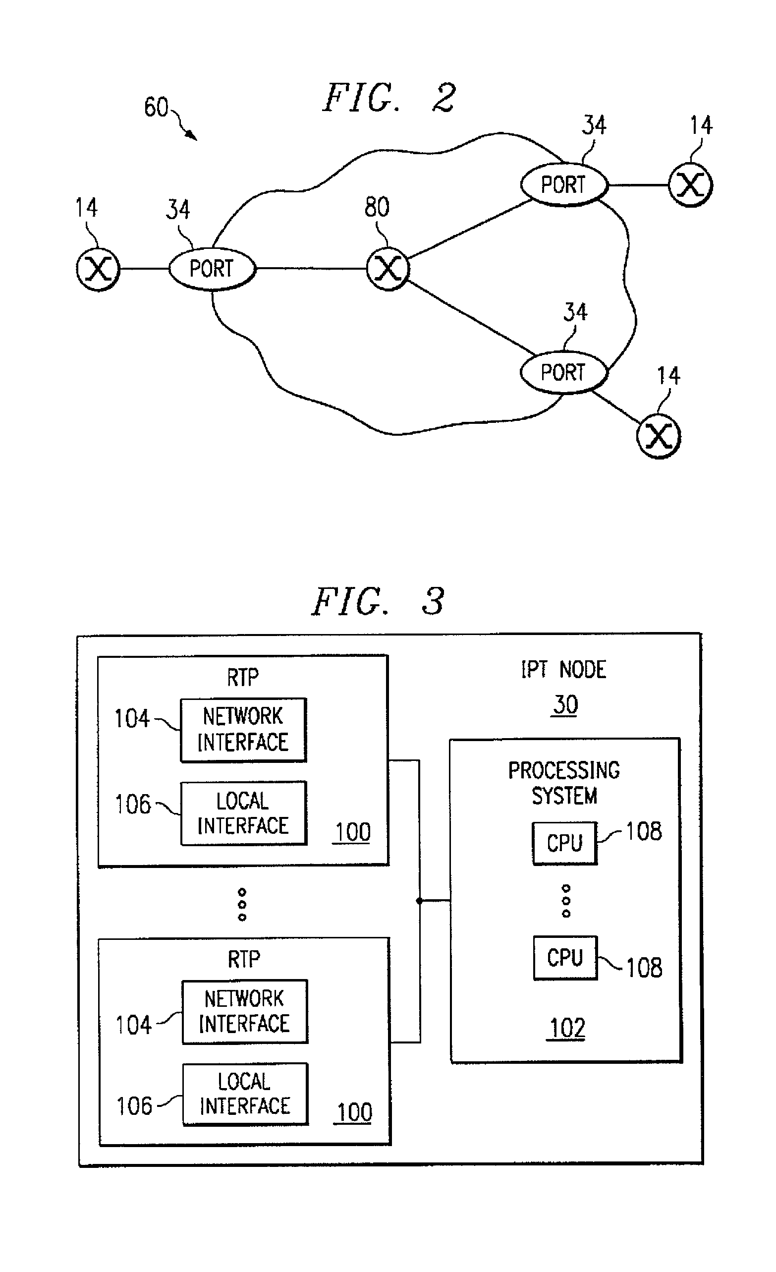 Unique address space and method for a transport network