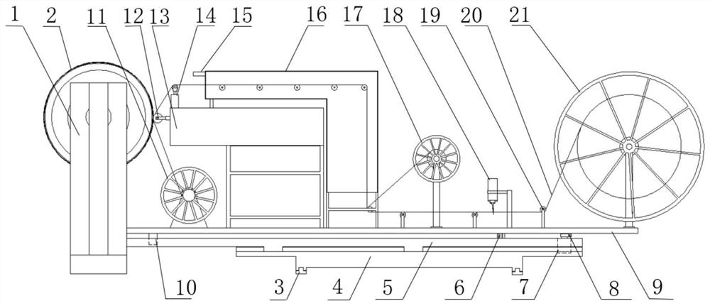 A kind of solid rocket motor thermal insulation layer automatic winding equipment and using method thereof