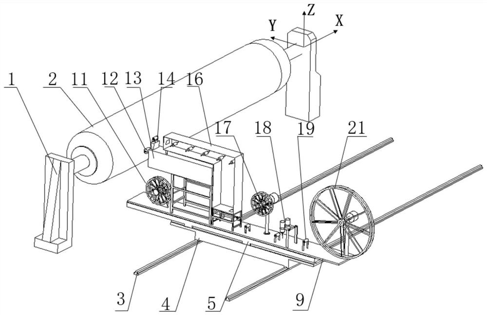 A kind of solid rocket motor thermal insulation layer automatic winding equipment and using method thereof