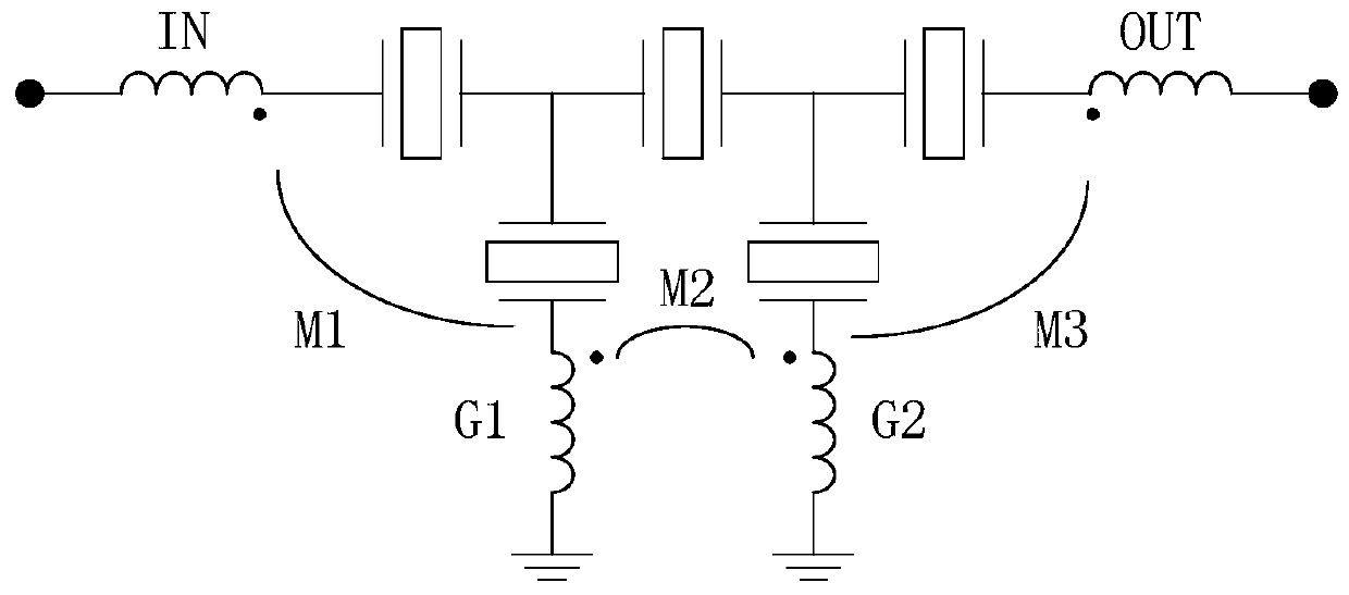 Piezoelectric acoustic wave filter