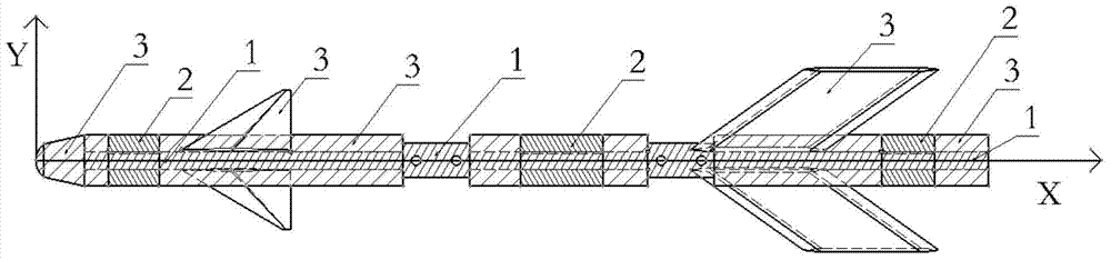 A Flutter Model Design Method for Cylindrical Objects Without Independent Counterweight Space