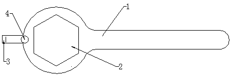 Manufacturing technology for key with inner hexagon wrench and screwdriver