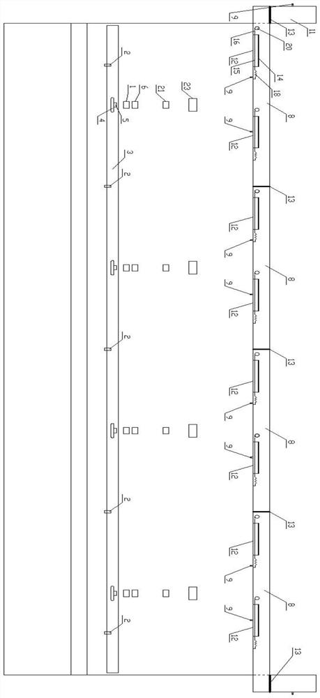 Intelligent automatic monitoring, fire extinguishing and smoke exhausting device and method for highway tunnel