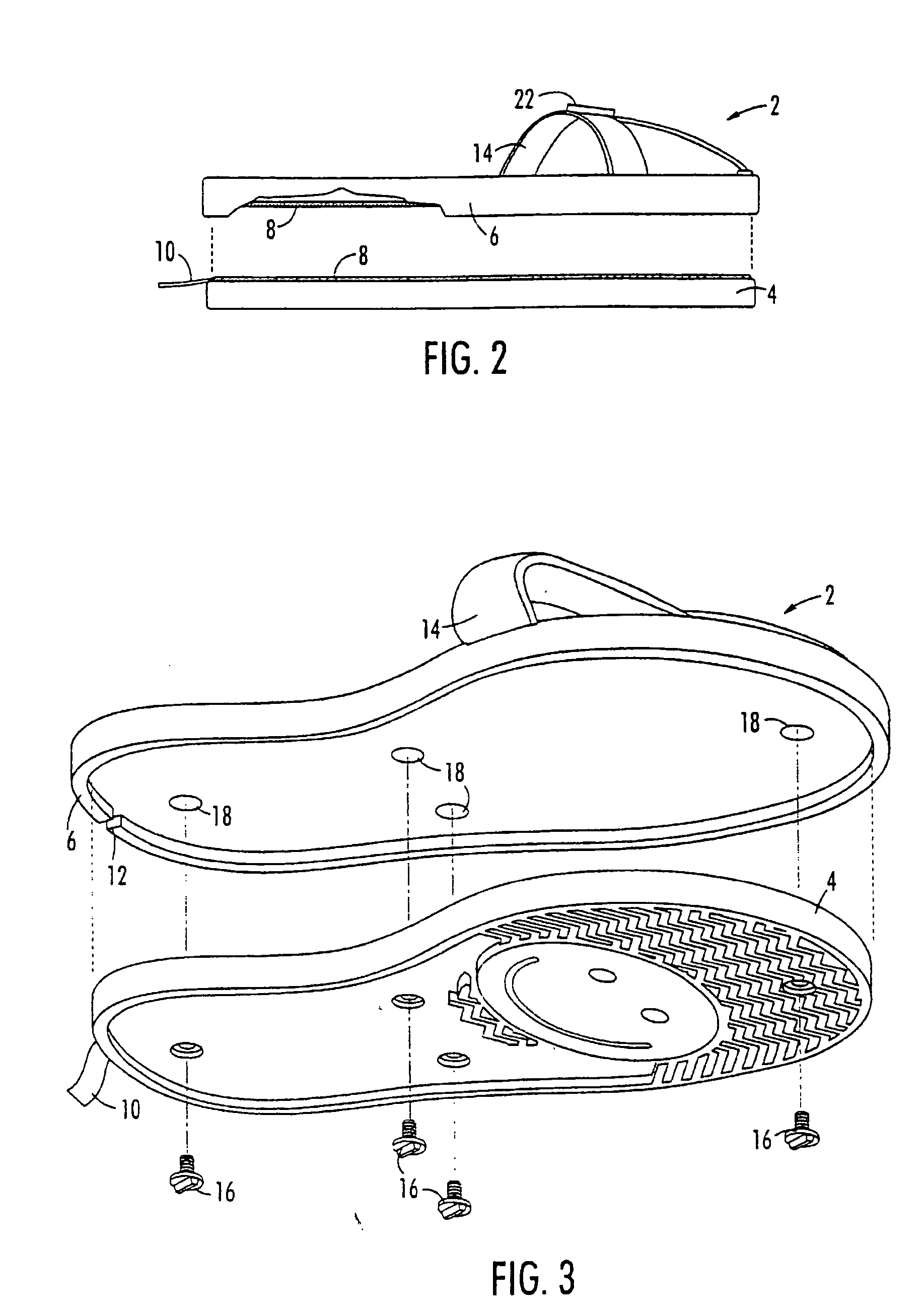 Children's sandal having replaceable soles