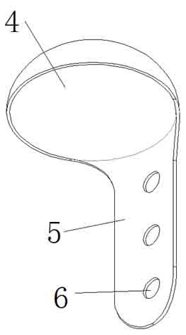 Temporomandibular joint separation cap and fixing method thereof