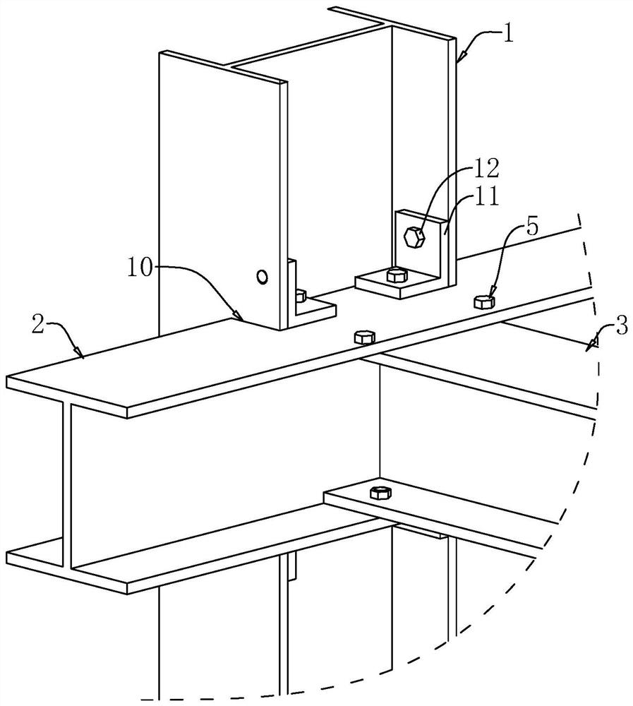 Steel sheet pile supporting structure and supporting method