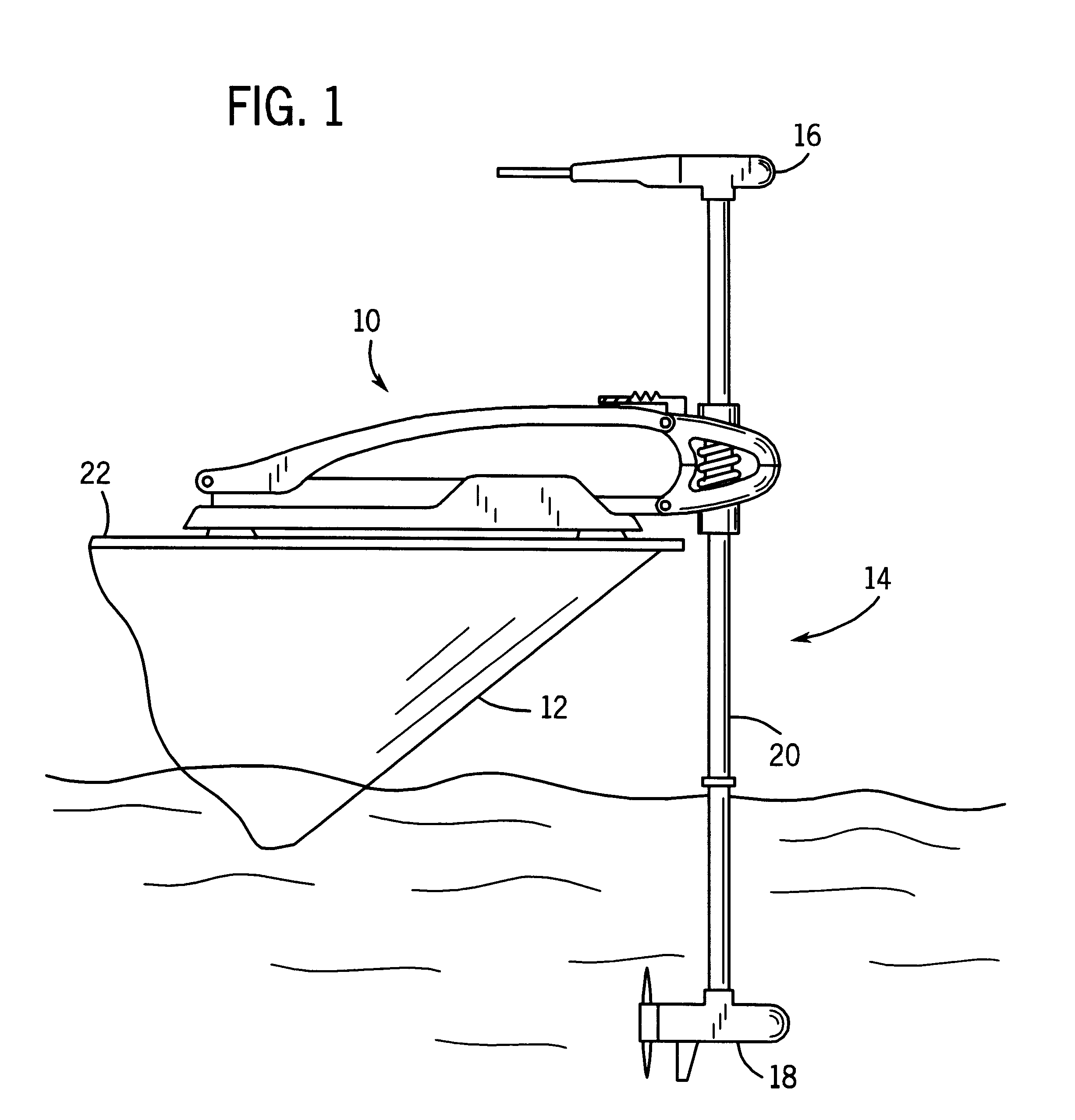 Trolling motor mount stabilizer