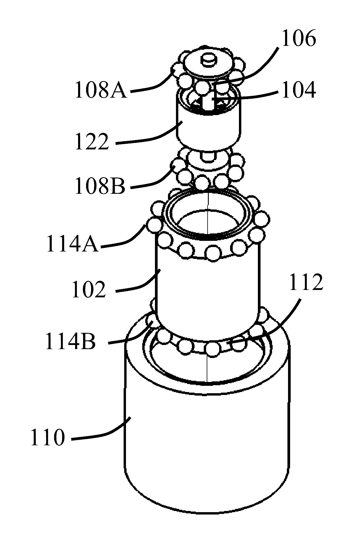 Low hysteresis bearing