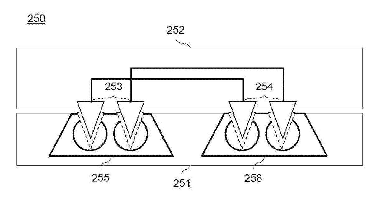 Electrically adjustable table system and method for producing an electrically adjustable table system