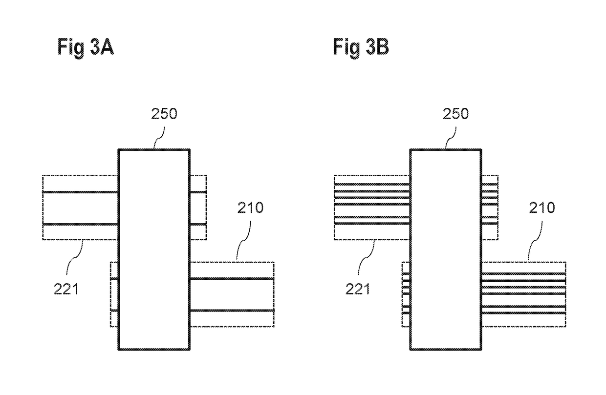 Electrically adjustable table system and method for producing an electrically adjustable table system