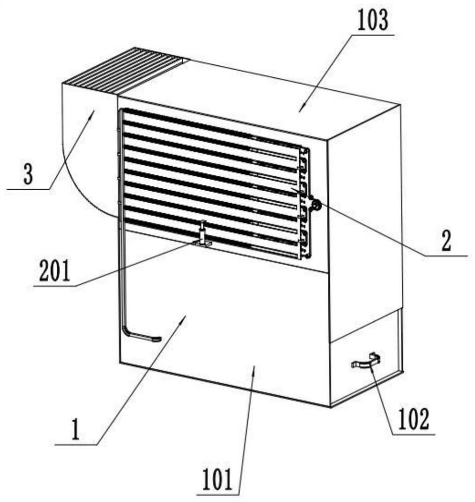 Potato seedling seed cleaning and drying device