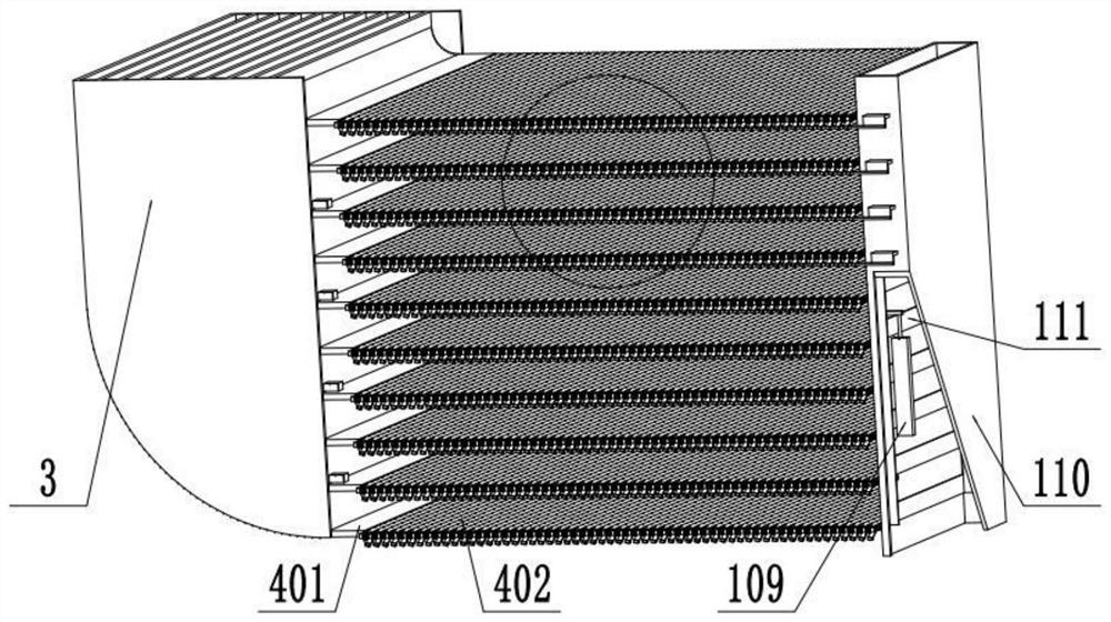 Potato seedling seed cleaning and drying device