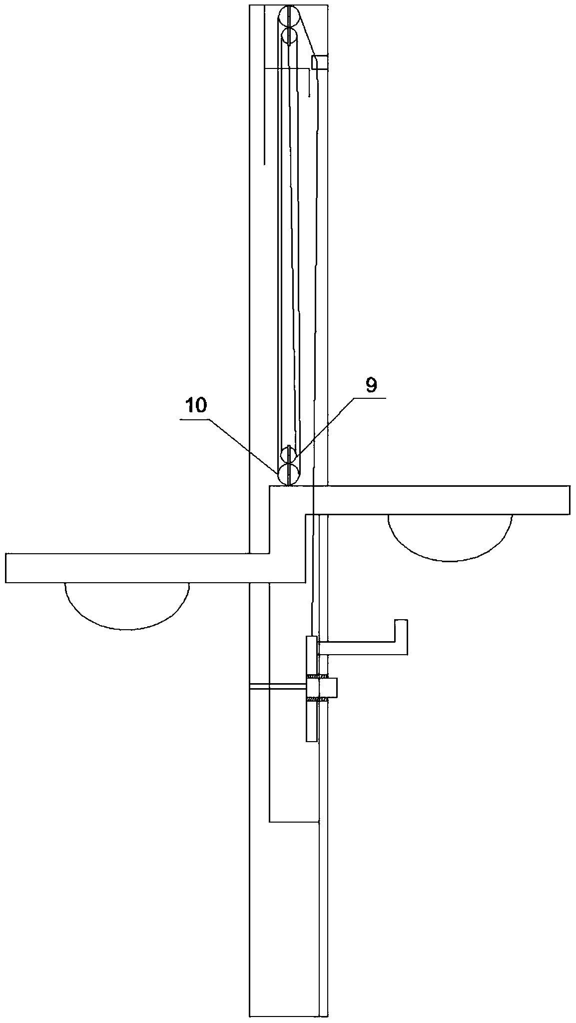 Dual-lamp-cap road illuminating device