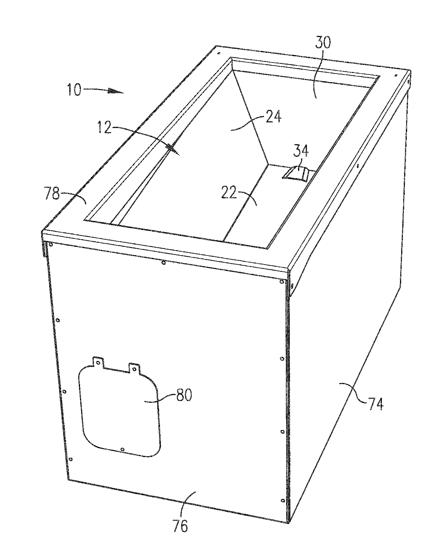 Self-cleaning animal watering device