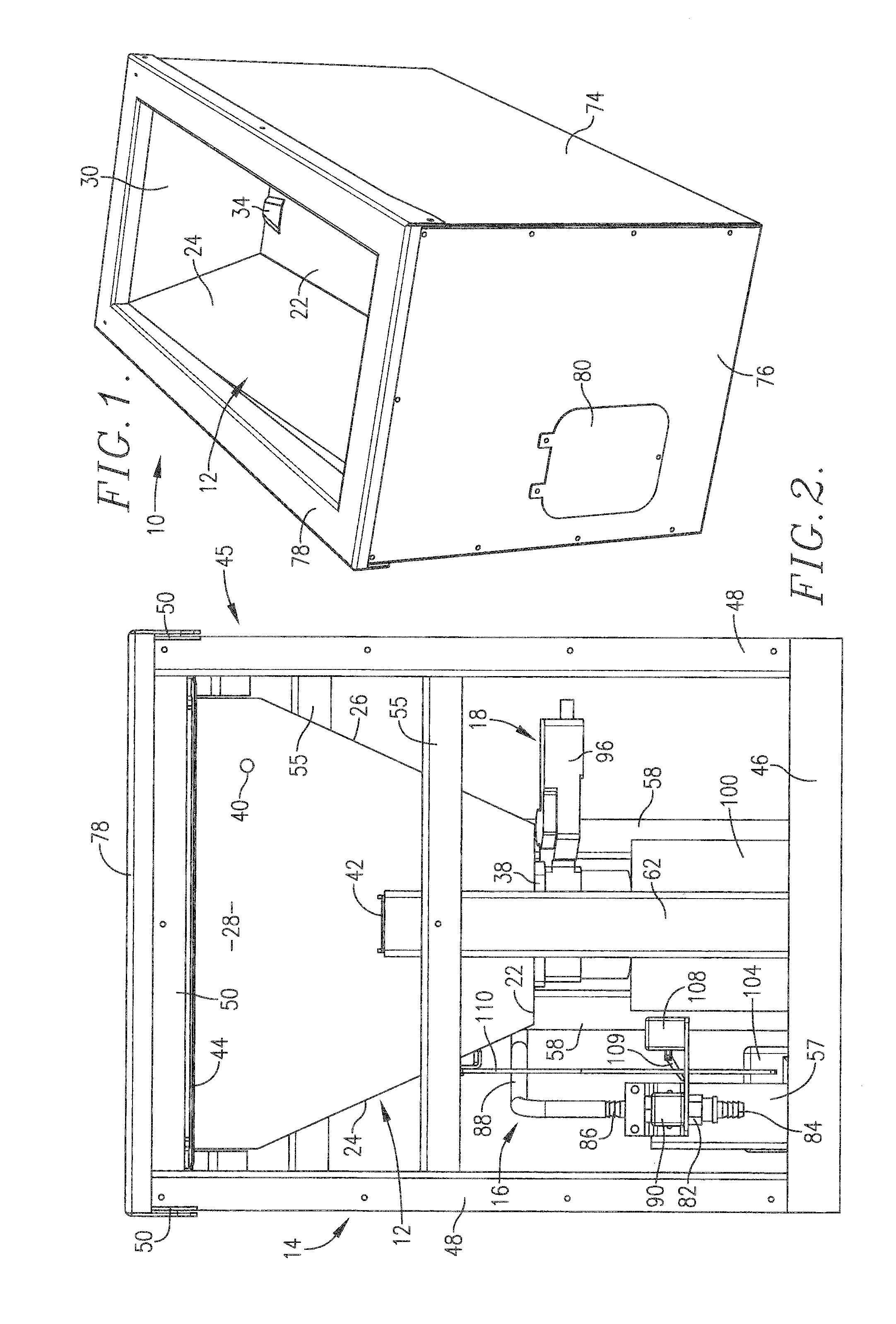 Self-cleaning animal watering device