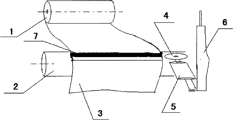 A welding method for double-zero aluminum foil joints