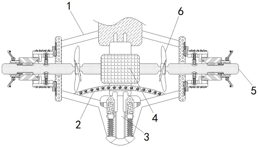 Accessory spraying device for ship deck lifting mechanism