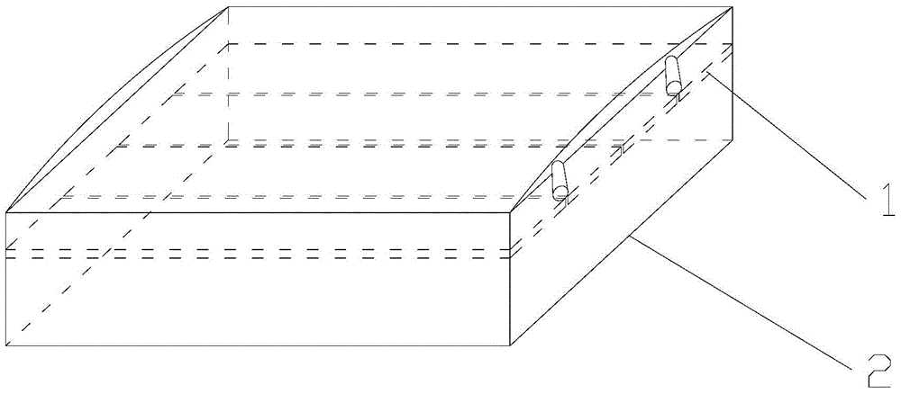 A removable sample tube storage box