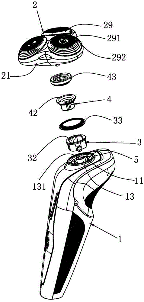 Floating type shaver