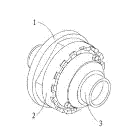 Improved differential mechanism device