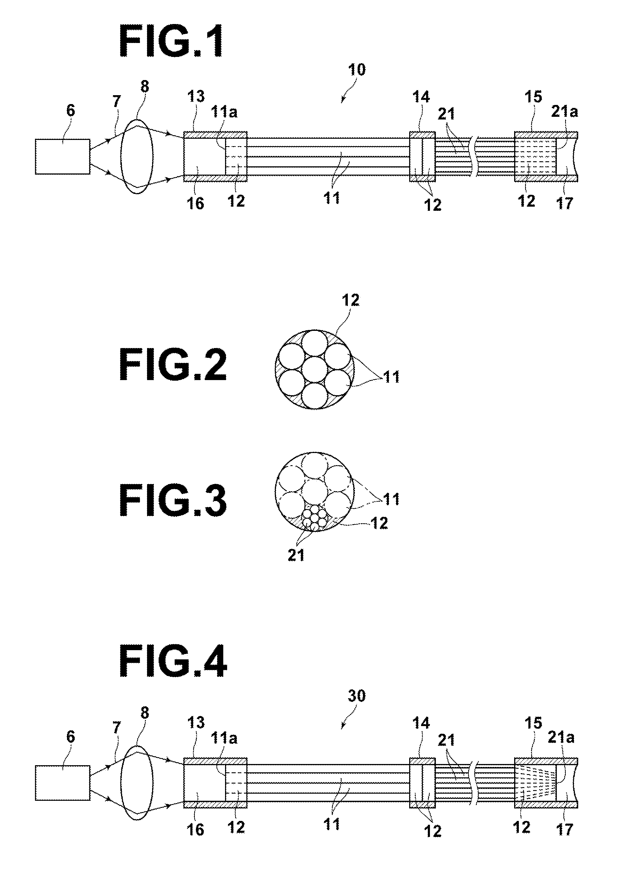 Light guide for endoscopes