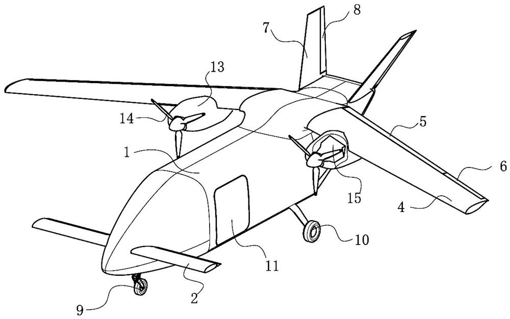 Canard forward-swept wing unmanned aerial vehicle