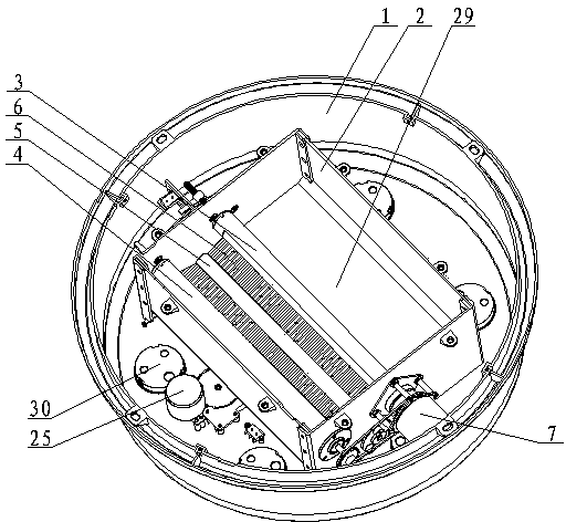 Mosquito net folding and unfolding device