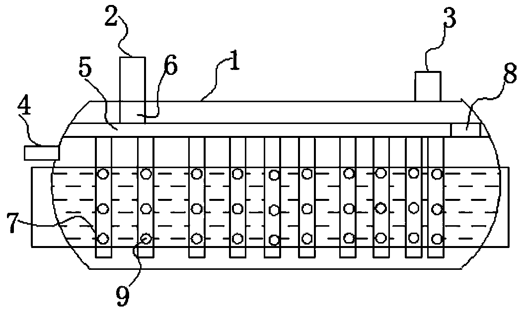 Water-sealed tank