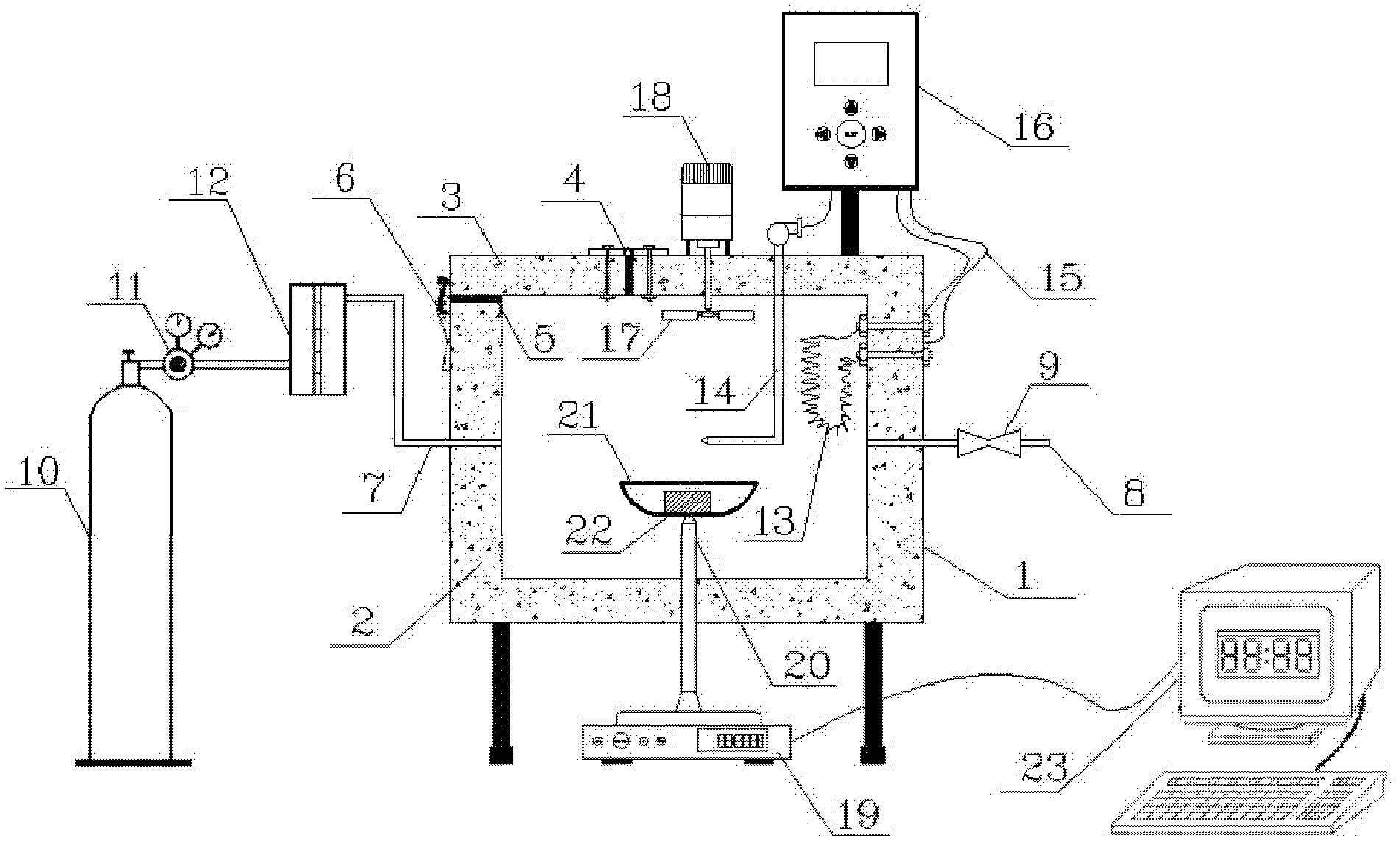 Form and content measuring device for industrial or urban sewage-sludge combined water