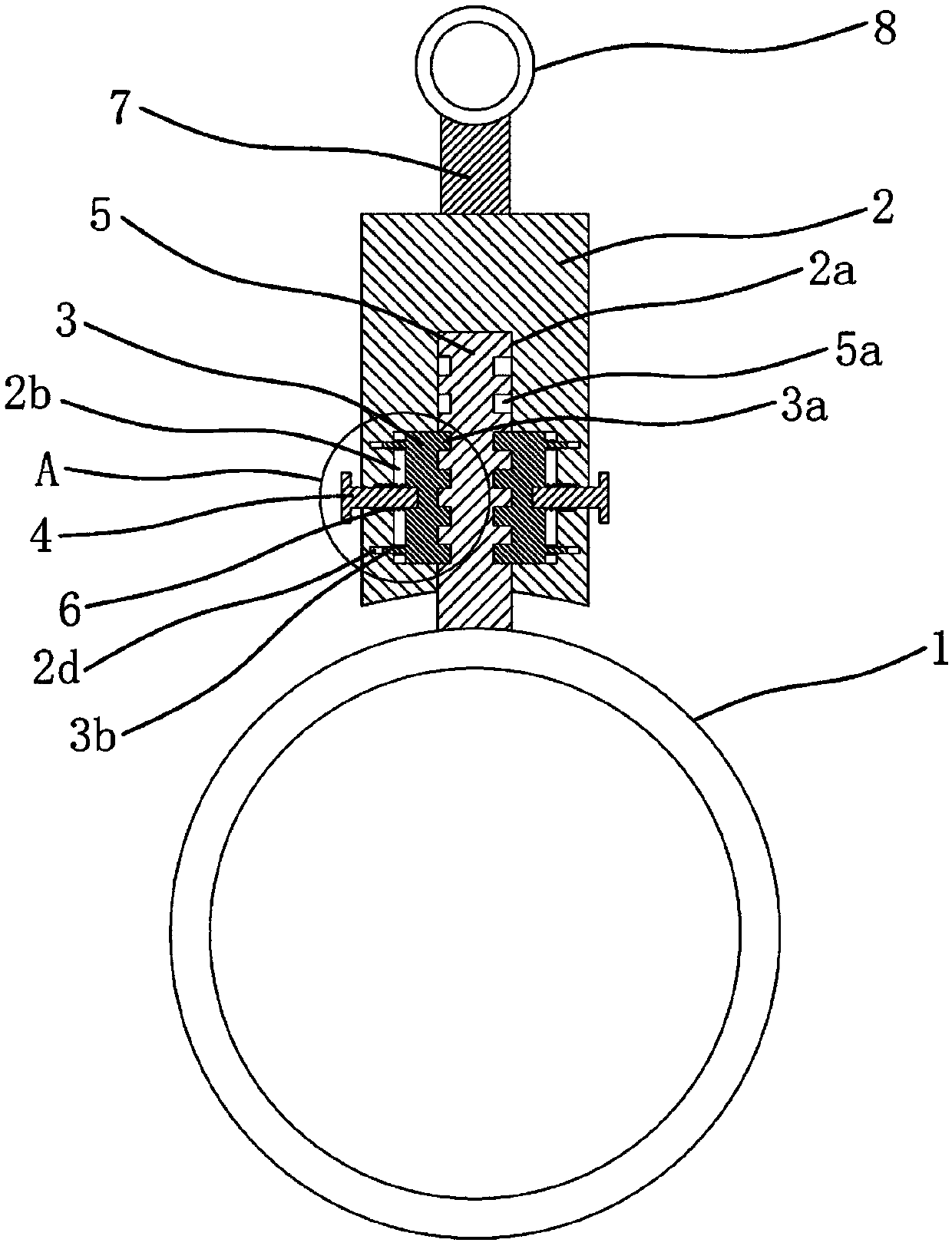 Hanging ring structure for physical exercise