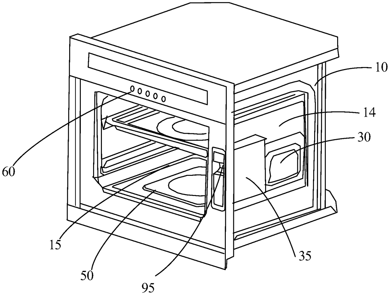 Microwave, steam and baking integrated machine